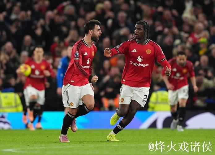 B费传射+任意球建功，库尼亚破门，曼联4-4战平伯恩茅斯